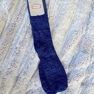 Sparkly blue Hunter boot socks NWT